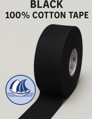 BLACK COTTON TAPE